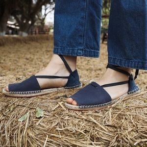 Doen Francis Open Toe Espadrille, Size 36